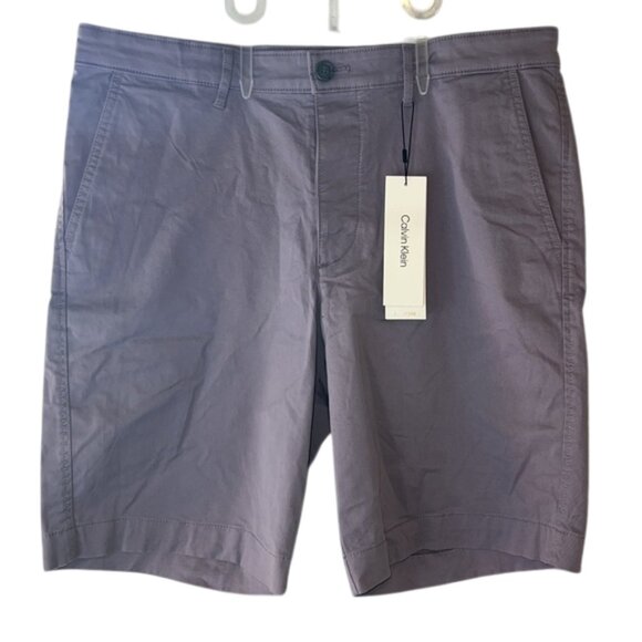 Calvin Klein Men's Purple Gray Ridge Comfort Chinos, Size 33W, NWT - Picture 2 of 5